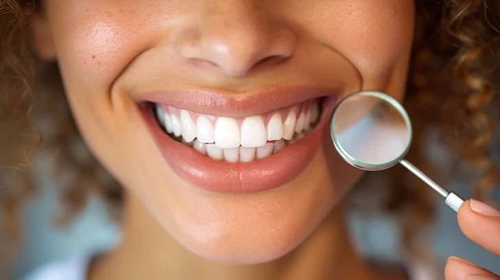 Bright smiling patient